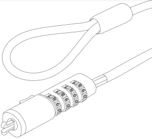 hama Wedge Notebook Combination Lock Instruction