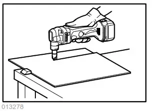 makita BJN160 Cordless Nibbler - OPERATION 1