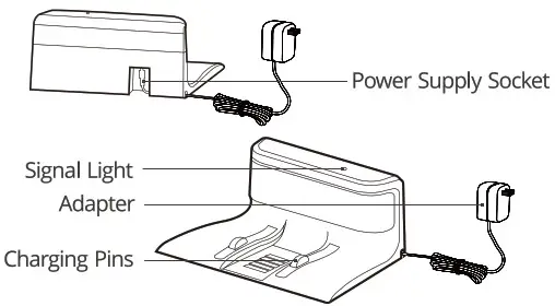 Robotic Vacuum Cleaner ZACO A6 - Charging dock 1