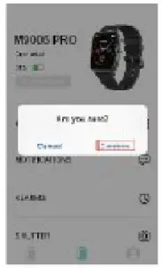 havit M9006 Pro Personal Fitness Watch - remove