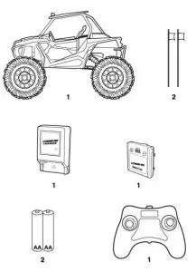 NEW BRIGHT 21HA TOY Transmitter - fig 2