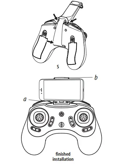 AMAX ASC-2400 HD Video Drone- PHONE HOLDER