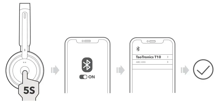 TAOTRONICS TT-BH101 Wireless Mono Headset - Using Your Headset via Bluetooth