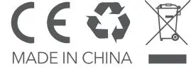 ce, recycle, disposal icon