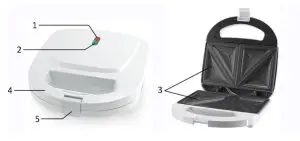 emerio ST-109724.3 Sandwich Toaster - PARTS