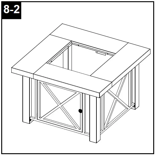 Hiland GSF-DGH Outdoor Gas Firepit-21