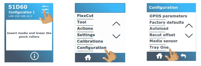 Summa TRAY ONE Sheet Feeder for Vinyl Cutters - Power on machine