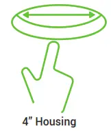 SUNCO Smooth downlight - Housing