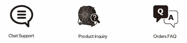 VIVOSUN X002F2JUV7 24-Inch Heavy Duty Floor Fan fig 4