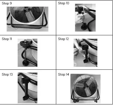 VIVOSUN X002F2JUV7 24-Inch Heavy Duty Floor Fan fig2