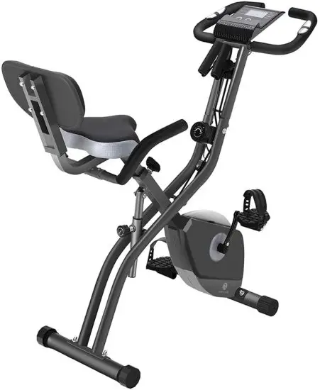 BluMill TS-24094 X Bike Foldable Exercise Bike with Backrest