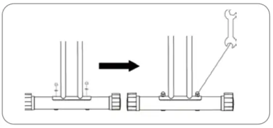 Support frame (front)