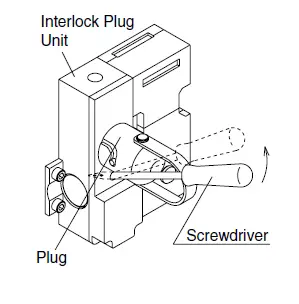 IDEC HS1C-P Interlock Plug Unit with Door Lock fig 10