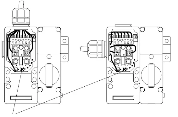 IDEC HS1C-P Interlock Plug Unit with Door Lock fig 19