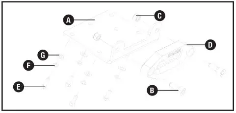 CHAMPOIN POWER EQUIPEMNT 4500 lb. (2041 kg) Winch - Mounting the Winch