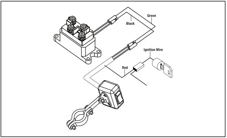 CHAMPOIN POWER EQUIPEMNT 4500 lb. (2041 kg) Winch - Switch Wiring Diagram