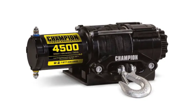 Champoin Power Equipemnt 4500 Lb. (2041 Kg) Winch Instruction Manual Champoin Power Equipemnt 4500 Lb. (2041 Kg) Winch Instruction Manual