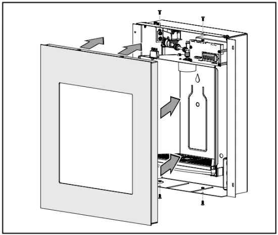 ELKAY LBWD06BKK Built in Filtered Water Dispenser - Filter Box