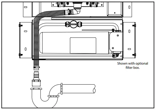 ELKAY LBWD06BKK Built in Filtered Water Dispenser - PVC pipe
