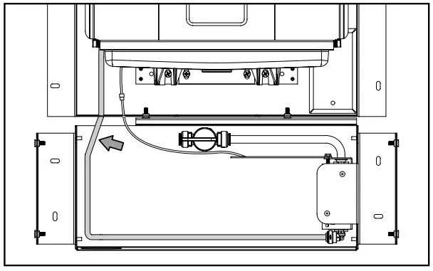 ELKAY LBWD06BKK Built in Filtered Water Dispenser - Water Lines