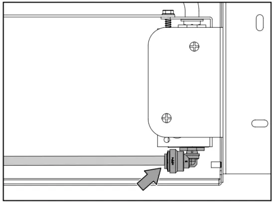 ELKAY LBWD06BKK Built in Filtered Water Dispenser - fitting