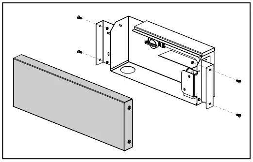 ELKAY LBWD06BKK Built in Filtered Water Dispenser - four screws