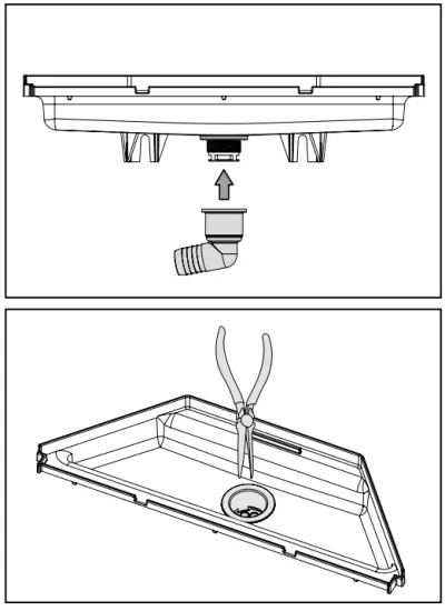 ELKAY LBWD06BKK Built in Filtered Water Dispenser - strainer