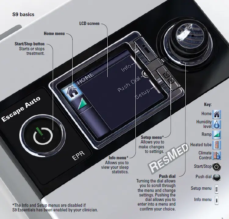 RESMED -S9 -Escape- Auto -Positive -Airway -Pressure -Device -3