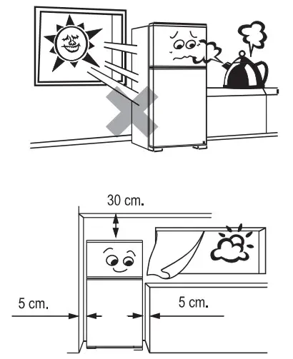 HITACHI R H290PUN7K Refrigerator - Preparations before Use 1