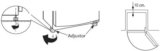 HITACHI R H290PUN7K Refrigerator - Preparations before Use
