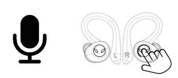 DZ STORM Power Q25 Pro Waterproof Wireless Sports Earbuds - MFB Button7