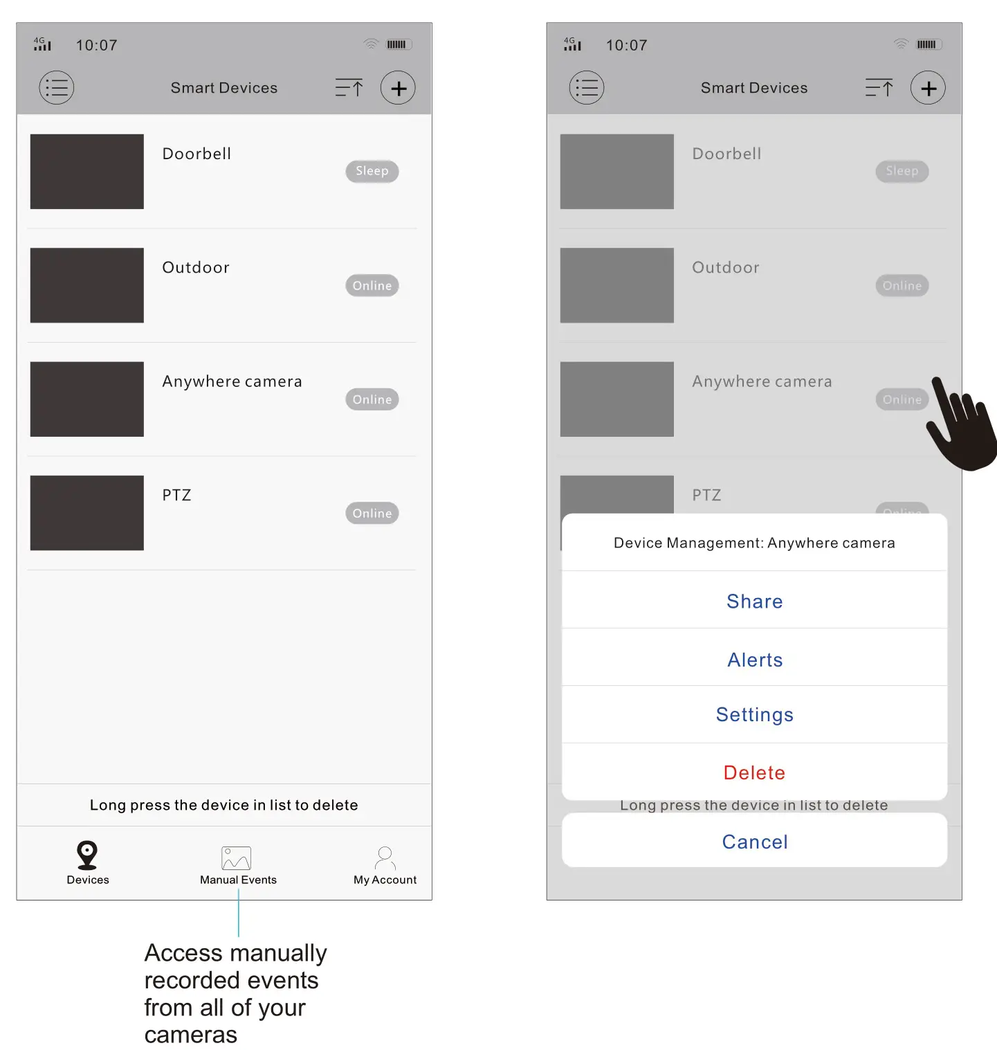 CRORZAR CZ-BP-CAM1 Wi-Fi Battery Camera - Multiple cameras can be added on the App and all of them