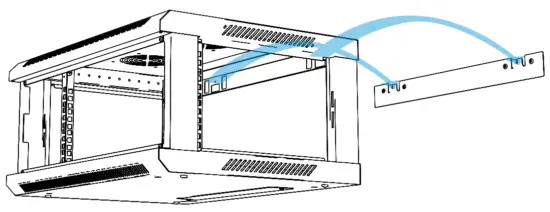 Lanberg WF01 64 66 V2 Series 19 Inch Wall Mount Cabinets - Cabinet 1