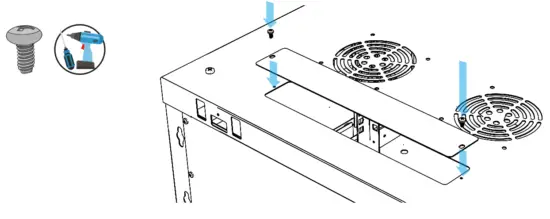 Lanberg WF01 64 66 V2 Series 19 Inch Wall Mount Cabinets - Flat blank panels