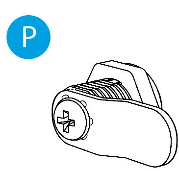 Lanberg WF01 64 66 V2 Series 19 Inch Wall Mount Cabinets - door lock