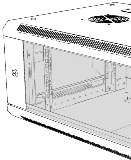 Lanberg WF01 64 66 V2 Series 19 Inch Wall Mount Cabinets - fig 8