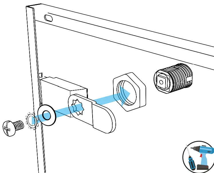 Lanberg WF01 64 66 V2 Series 19 Inch Wall Mount Cabinets - horizontal position