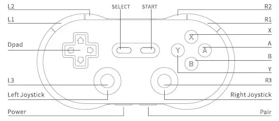 8BitDo-F30-Pro-Wireless-Bluetooth-Gamepad-Controller-FIG1