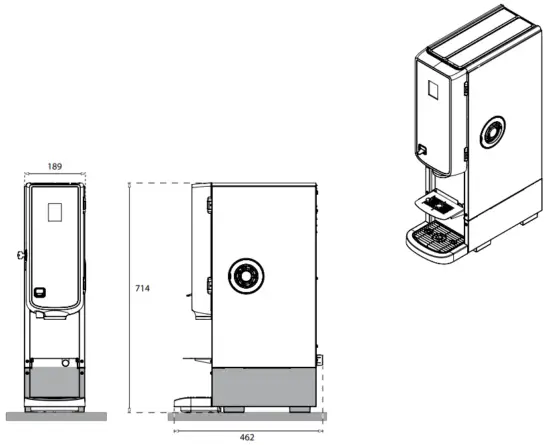 JDE PROFESSIONAL Bolero Pico Latte Touch Coffee Machine - FIG 6