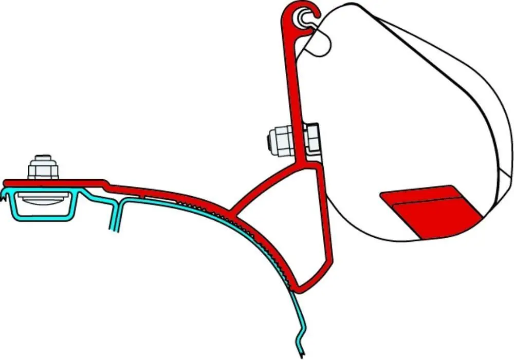 FIAMMA 98655-747 F35 Pro Awning Adapter Kit