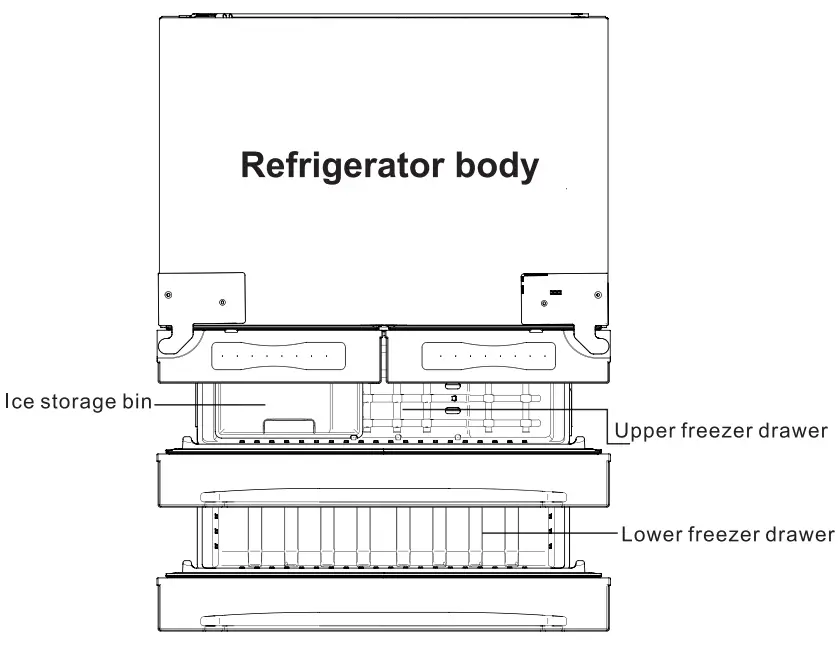 COSMO COS-FDR225RHSS-G 4 Door French Door Counter Depth Refrigerator - fig28