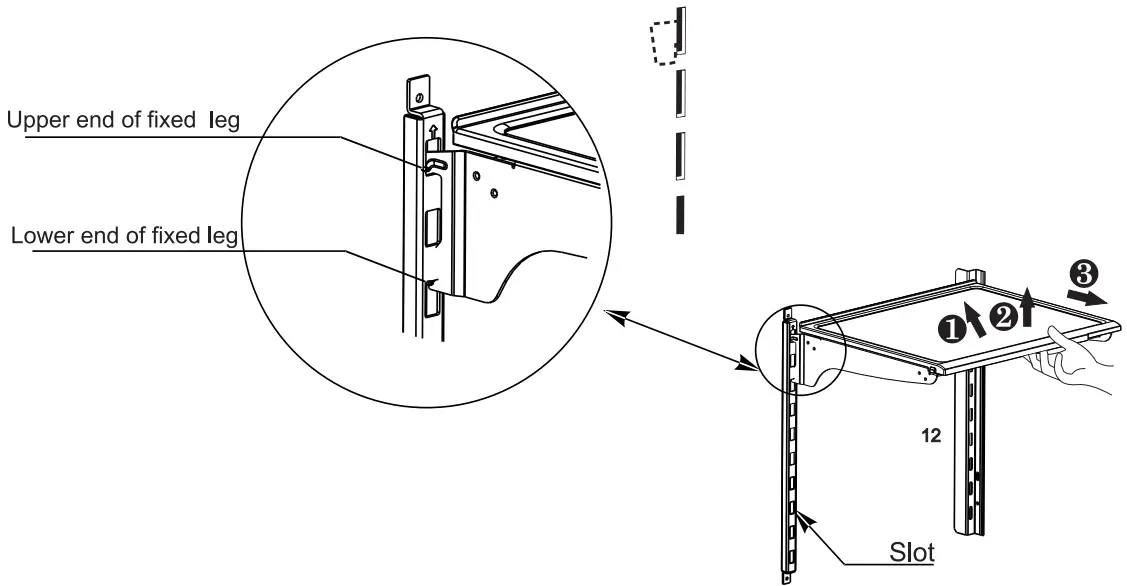 COSMO COS-FDR225RHSS-G 4 Door French Door Counter Depth Refrigerator - fig33