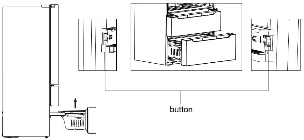 COSMO COS-FDR225RHSS-G 4 Door French Door Counter Depth Refrigerator - fig34