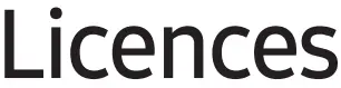 Licenses