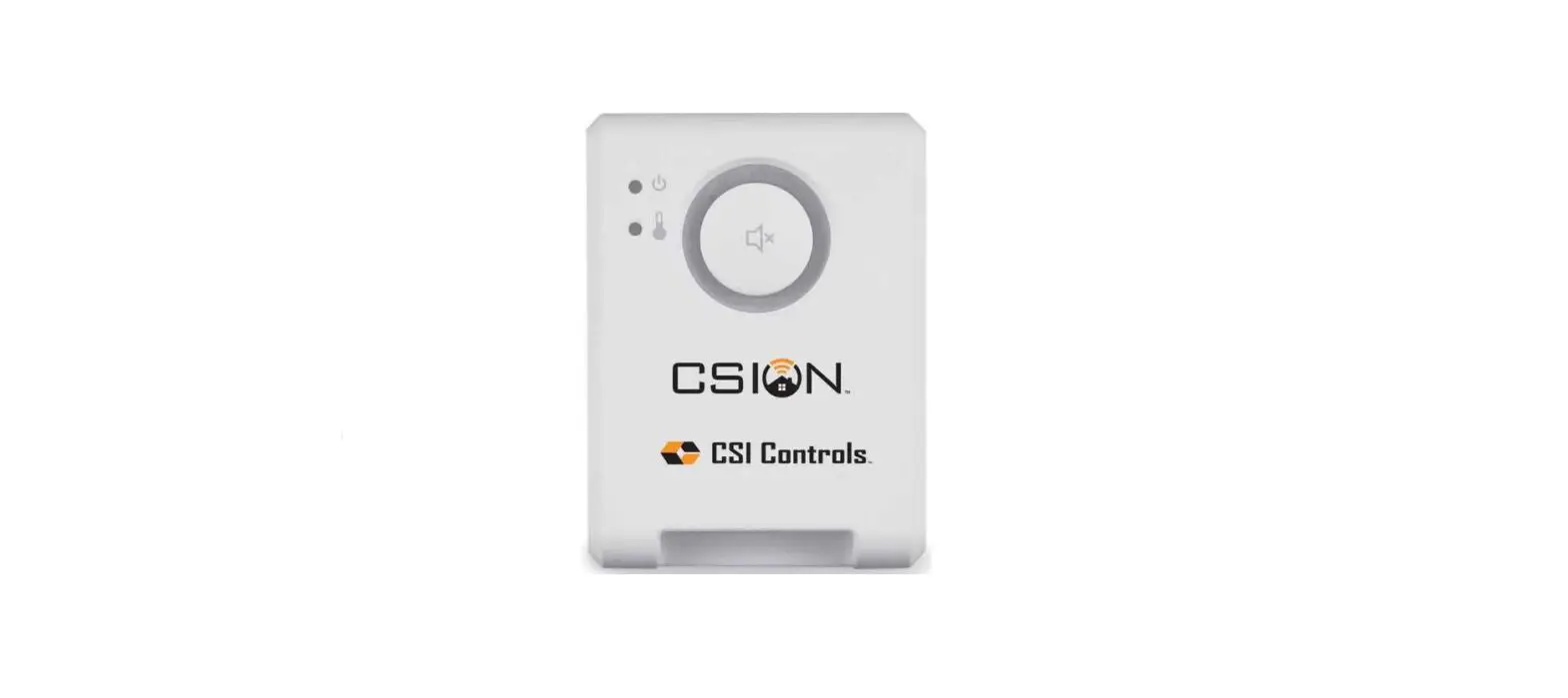 Csi Controls 1073238a Csion Rf Alarm User Guide