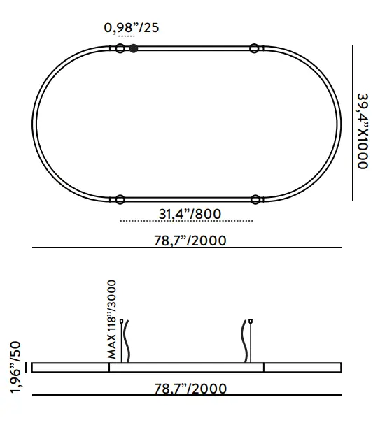 NEMO STUDIO UZRO16A20G15 Zirkol O-D LED Pendant-2