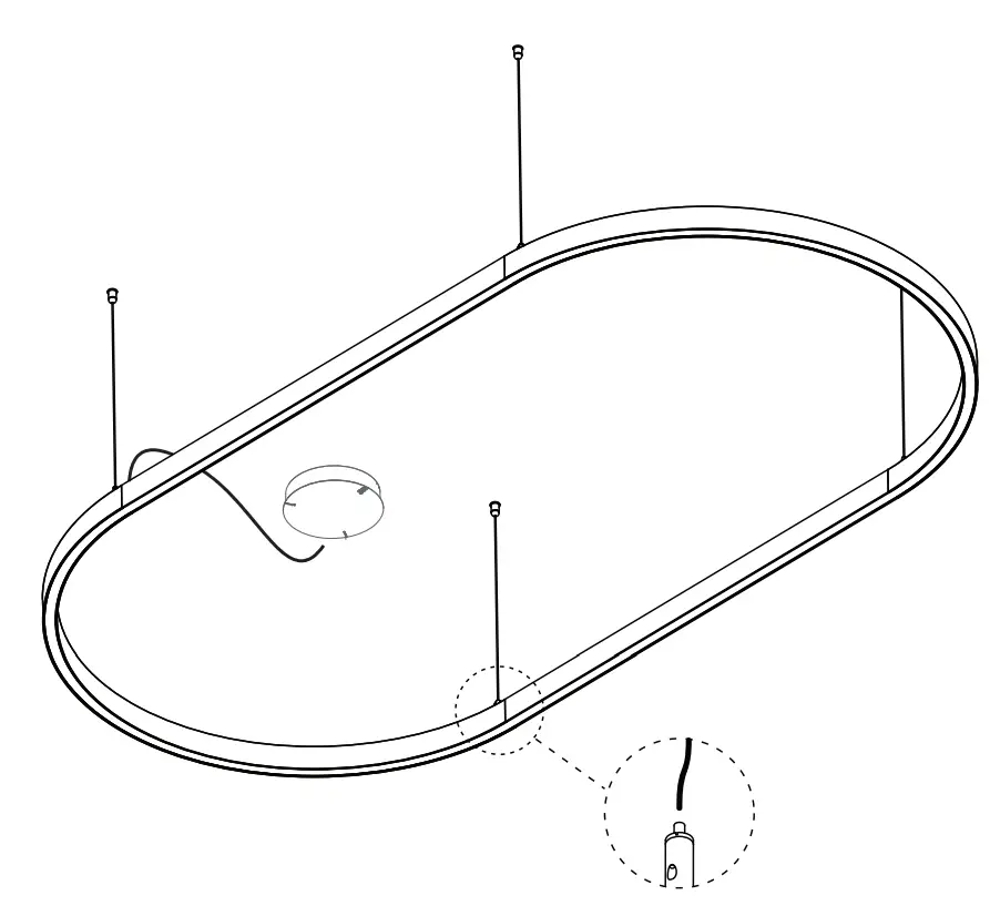 NEMO STUDIO UZRO16A20G15 Zirkol O-D LED Pendant-6