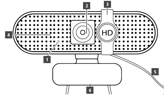 hama 00139991 C-400 1080P PC Webcam fig 3
