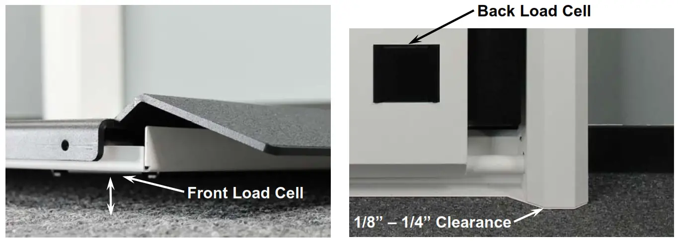 CARDINAL Detecto 7550 Fold up Stationary Wheelchair Scale - fig