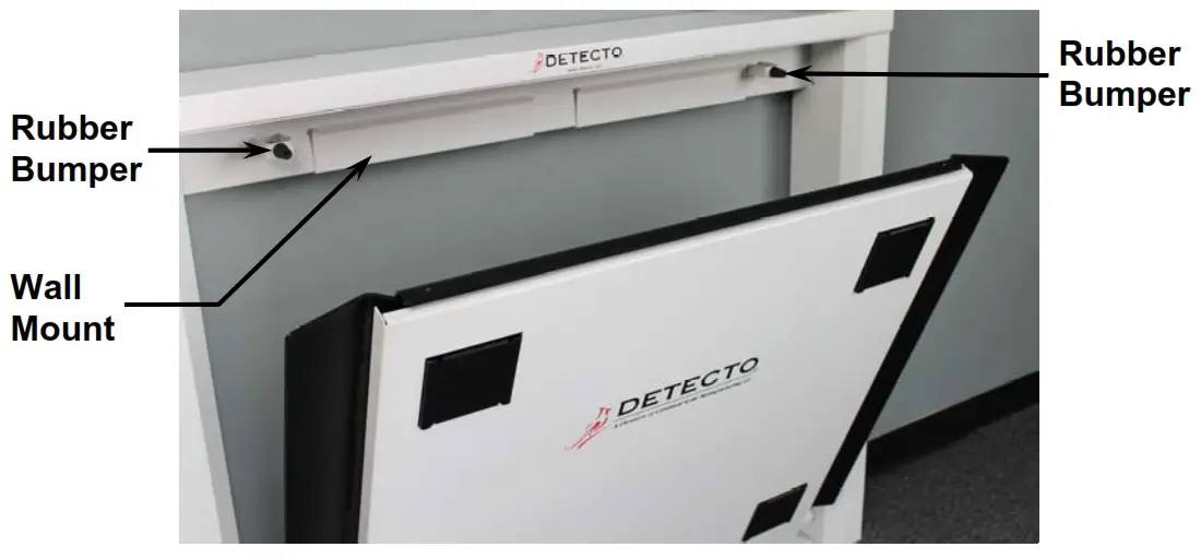 CARDINAL Detecto 7550 Fold up Stationary Wheelchair Scale - fig11